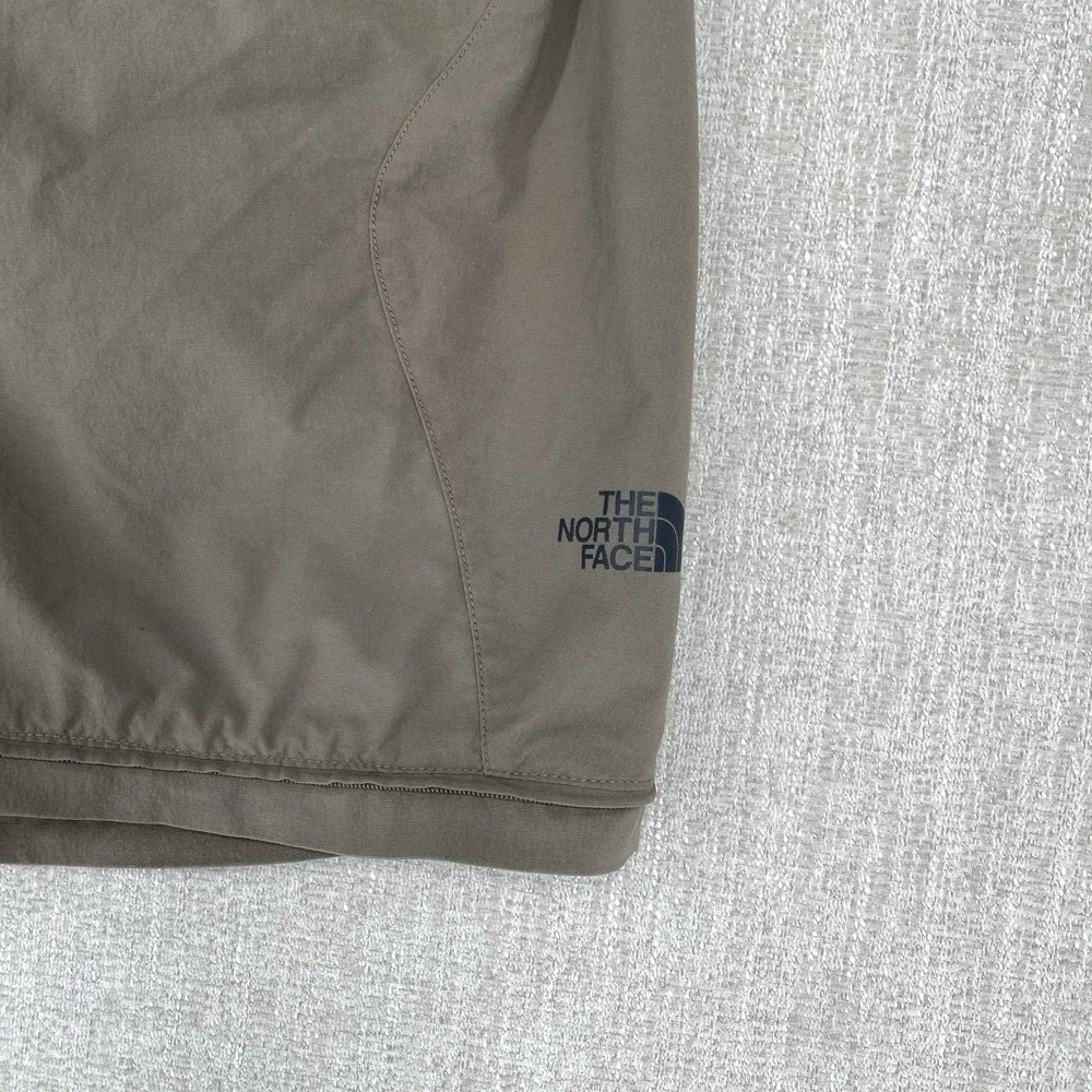 The North Face Paramount Trail Shorts Men 36 Brown Hiking Belted Cargo Pockets